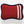 Oreiller rouge de voyage en laine de mérinos en forme d'os / Travel pillow bone shape merino wool red by Volprivé.