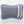 Oreiller gris bordure bleue de voyage en laine de mérinos en forme d'os / Travel pillow bone shape merino wool grey with light blue trim by Volprivé.