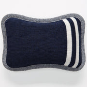 Oreiller compact de cou et de voyage bleu marine / Compact travel pillow navy blue by Volprivé.